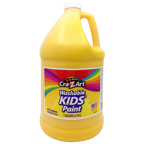 Cra-Z-Art Washable Kids Paint 128oz-Yellow - 5A003MK0-1HJ0W - 884920760042
