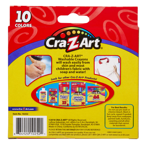 Cra-Z-Art Crayons 10/Pkg-Triangular - 5A003MKH-1HJ1D