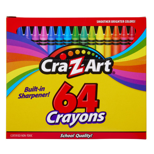 Cra-Z-Art Crayons 64/Pkg - PDQ-School Quality - 5A003MKM-1HJ1H - 884920102026