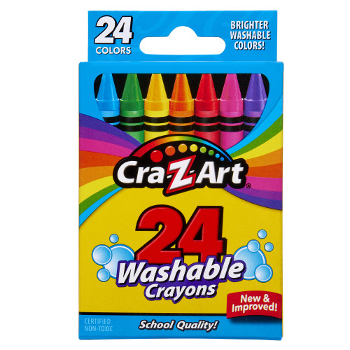 Cra-Z-Art Crayons 24/Pkg-Washable - 5A003MKD-1HJ1V - 884920102224