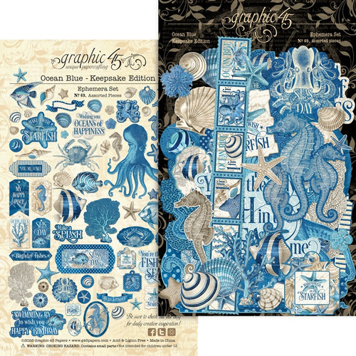 Graphic 45 Keepsake Edition-Ocean Blue - 5A003RH0-1HMVQ