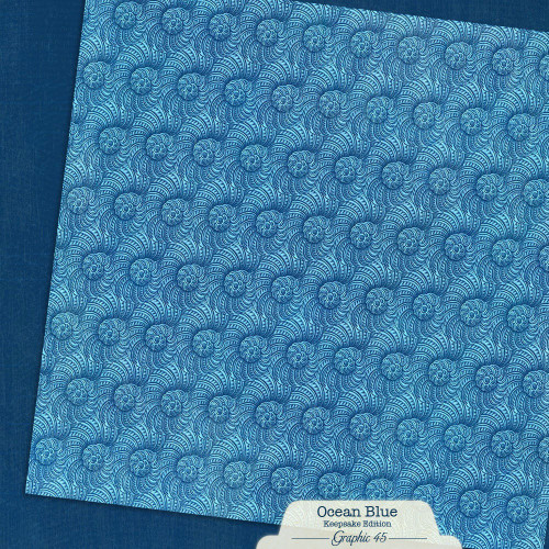 Graphic 45 Keepsake Edition-Ocean Blue - 5A003RH0-1HMVQ