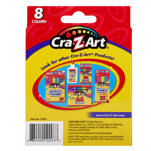 Cra-Z-Art Crayons 8/Pkg-Jumbo - 5A003MK1-1HJ1C