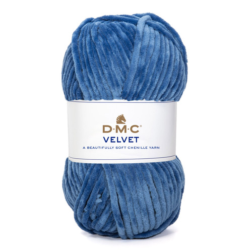 DMC Velvet Yarn-Dark Blue - 5A003Q8Q-1HKVG - 0077540944972