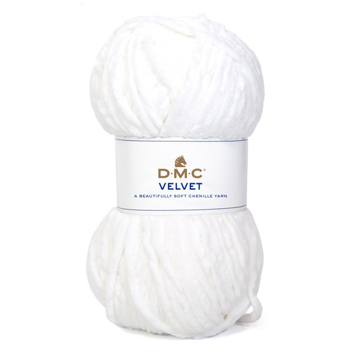 DMC Velvet Yarn-White - 5A003Q8Q-1HKWN - 0077540944910
