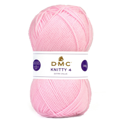 DMC Knitty 4 yarn-Pink - 5A003Q8V-1HKWS - 0077540925209