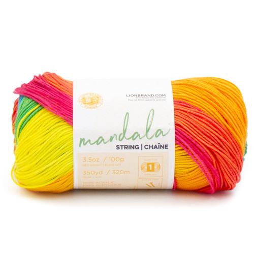 Lion Brand Mandala String Yarn-Pop - 557L-1GGZG - 023032125176