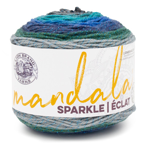 Lion Brand Mandala Sparkle Yarn-Volan - 527-1GGZR - 023032138060