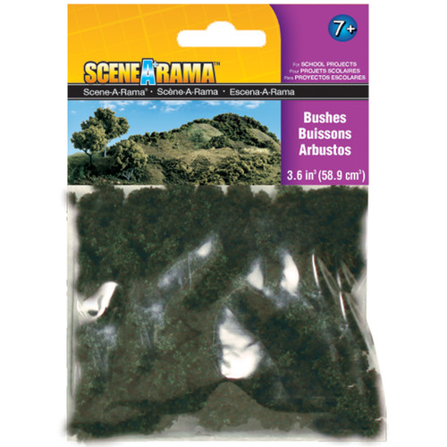 6 Pack - SceneARama Bushes-3.6 Cubic Inches - SP4184 - 724771041849
