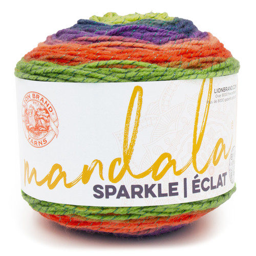 Lion Brand Mandala Sparkle Yarn-Monoceros - 527-1GGZW - 023032138091