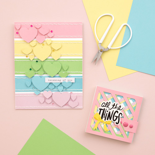 3 Pack - Colorbok 66.5lb Smooth Cardstock 8.5"X11" 50/Pkg-Pastel, 5 Colors/10 Each - 61191E