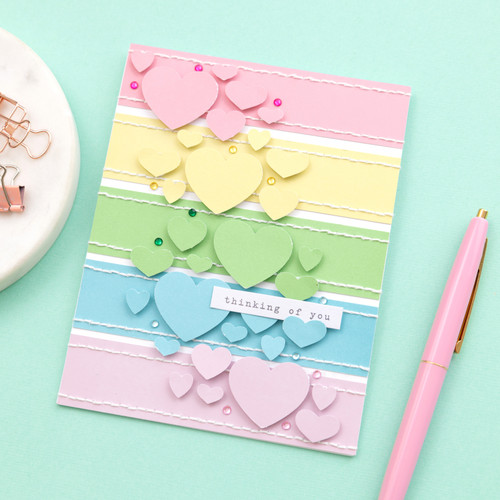 3 Pack - Colorbok 66.5lb Smooth Cardstock 8.5"X11" 50/Pkg-Pastel, 5 Colors/10 Each - 61191E