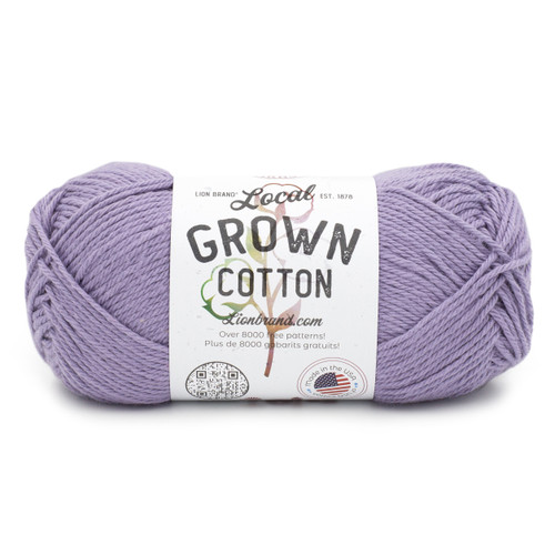 Lion Brand Local Grown Cotton Yarn-Lilac - 667-147 - 023032139050