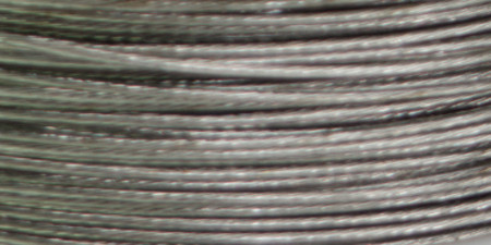 6 Pack - CousinDIY Cord Basics 7-Strand Beading Wire .45mmx40'-Silver - 32021-02