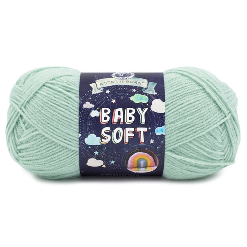 Lion Brand Baby Soft Yarn-Dusty Green - 920-172 - 023032127125
