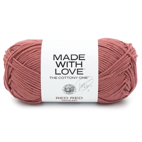 Lion Brand Tom Daley - The Cottony One Yarn-Red Red Wine - 3040-114 - 023032129136