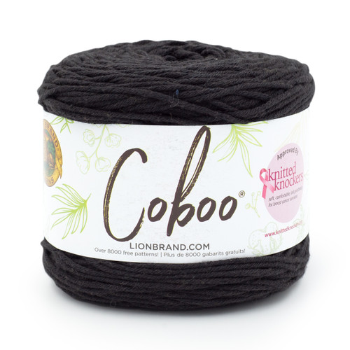 Lion Brand Coboo Yarn-Coal - 835-152R - 023032122441