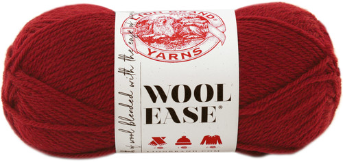3 Pack - Lion Brand Wool-Ease Yarn-Cranberry - 620-138 - 023032621388