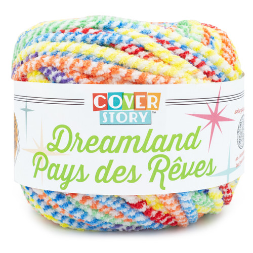 Lion Brand Cover Story Dreamland Yarn-Rainbow - 564-202 - 023032134826