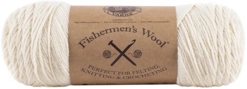 3 Pack - Lion Brand Fishermen's Wool Yarn-Natural - 150-98 - 023032150987