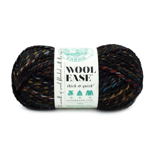 Lion Brand Wool-Ease Thick & Quick Yarn-Oil Slick - 640-556G - 023032110318