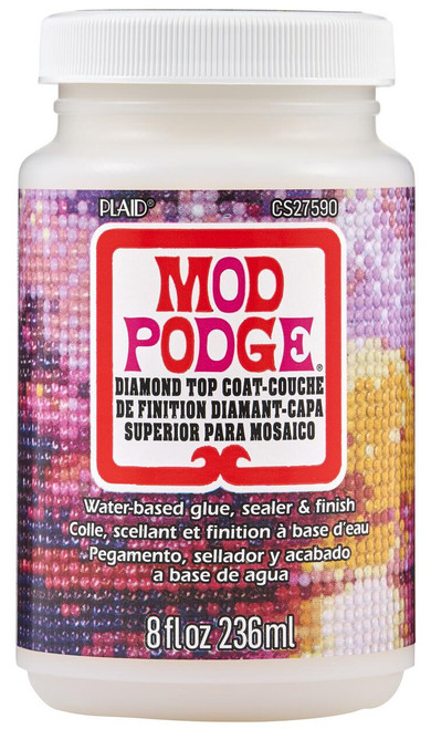 Plaid Mod Podge Diamond Top Coat Acrylic Sealer-8oz - CS27590 - 028995275906