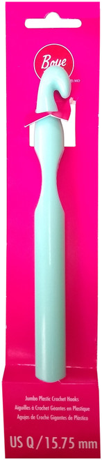 3 Pack - Boye Plastic Crochet Hook 8"-Size Q/15.75mm - 3336232Q - 070659783951