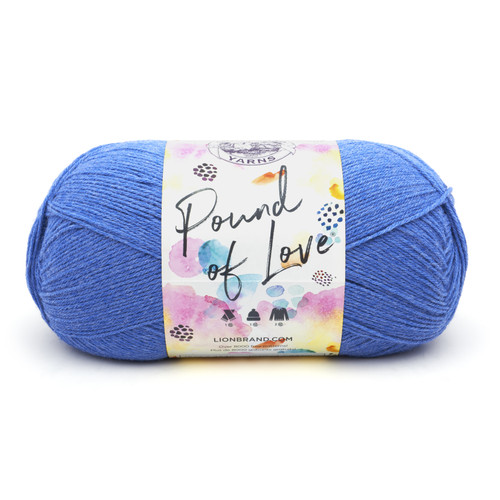 Lion Brand Pound Of Love Yarn-Denim - 550-110 - 023032551104