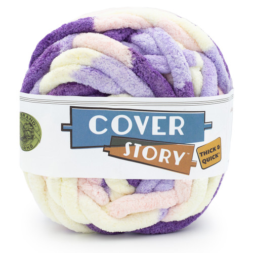 Lion Brand Cover Story Thick & Quick Yarn-Lavender Fields - 535-200 - 023032131474