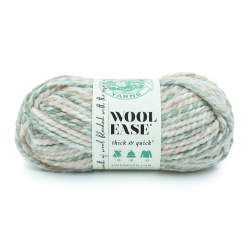 Lion Brand Wool-Ease Thick & Quick Yarn-Seashell - 640-572 - 023032113357
