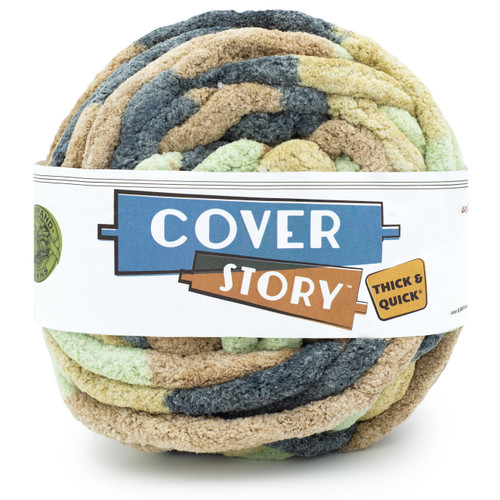 Lion Brand Cover Story Thick & Quick Yarn-Sand Dunes - 535-203 - 023032131436