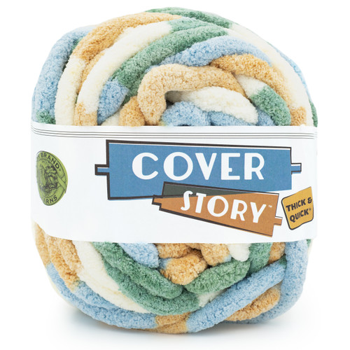 Lion Brand Cover Story Thick & Quick Yarn-Seashore - 535-201 - 023032131429
