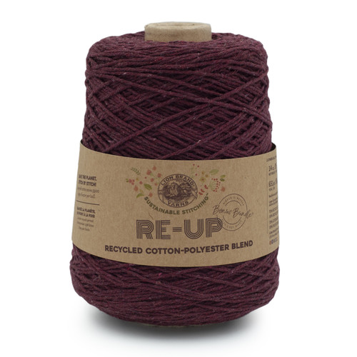 Lion Brand Re-Up Bonus Bundle Yarn-Pomegranate - 128-138 - 023032112886