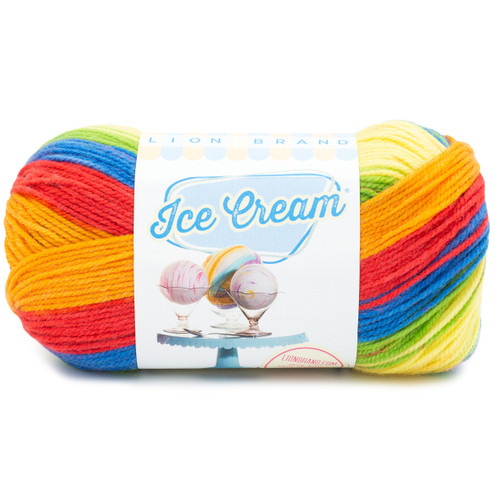 Lion Brand Ice Cream Yarn-Hokey Pokey - 923-251 - 023032120546