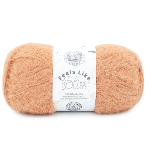 Lion Brand Feels Like Bliss Yarn-Peach - 153-134 - 023032134956