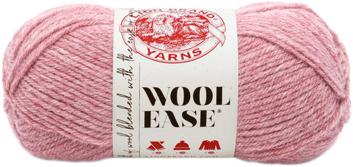 3 Pack - Lion Brand Wool-Ease Yarn-Rose Heather - 620-140 - 023032621401