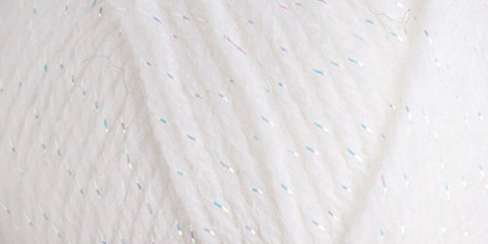 3 Pack - Lion Brand Wool-Ease Yarn-White Glitter - 620-301
