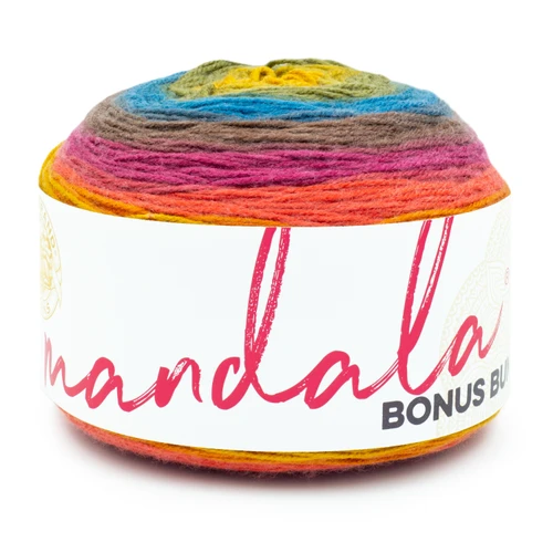 Lion Brand Mandala Bonus Bundle Yarn-Chimera - 125-204 - 023032079837
