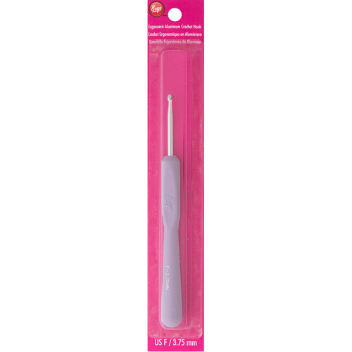 3 Pack - Boye Ergonomic Aluminum Crochet Hook-Size F/3.75mm - 3268-F - 070659906725