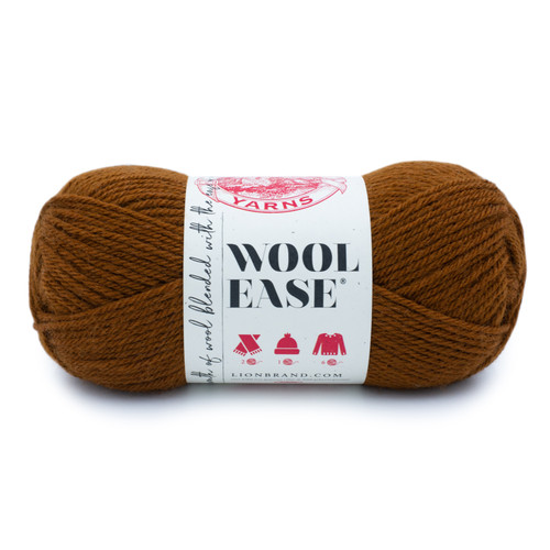 Lion Brand Wool-Ease Yarn-Umber - 620-026 - 023032061856