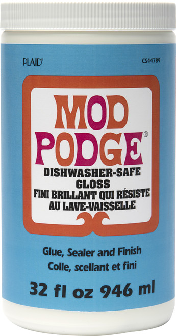 Plaid Mod Podge Dishwasher Safe Gloss-32oz - CS44789 - 028995447891