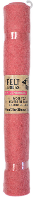 Dimensions Feltworks Felt Roll 12"X12"-Salmon - 72F-76903 - 088677769031