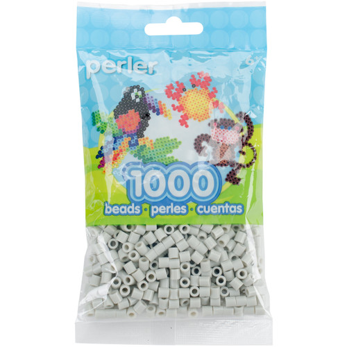 3 Pack - Perler Beads 1,000/Pkg-Light Grey - PBB80-19-15181 - 048533151813