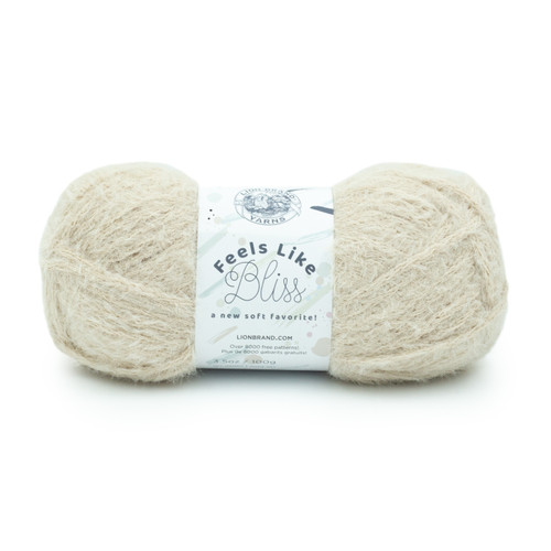 Lion Brand Feels Like Bliss Yarn-Sand Dollar - 153-099 - 023032079721
