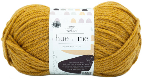 Lion Brand Hue & Me Yarn-Mustard - 617-158 - 023032099255
