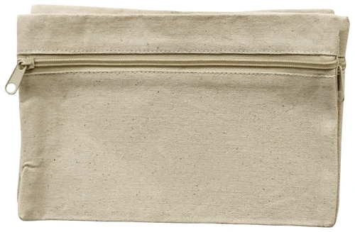 Wear'm Zippered Organizer Bag 9"x6" 3/Pkg-Natural - MR192 - 842672049242