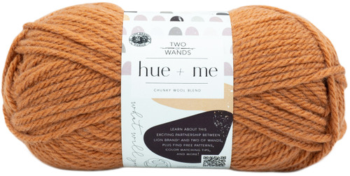 Lion Brand Hue & Me Yarn-Grapefruit - 617-104 - 023032099286