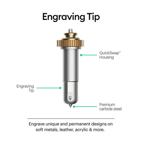 Cricut Engraving Tip + QuickSwap Housing-For Cricut Maker - 2006978 Cricut Engraving Tip + QuickSwap Housing-For Cricut Maker - 2006978