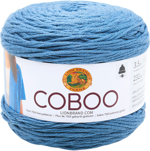 Lion Brand Coboo Yarn-Denim - 835-107 - 023032025582