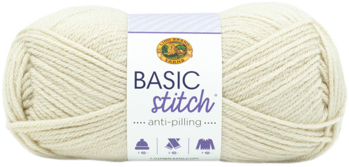 Lion Brand Basic Stitch Anti-Pilling Yarn-Beige Heather - 202-410 - 023032080994